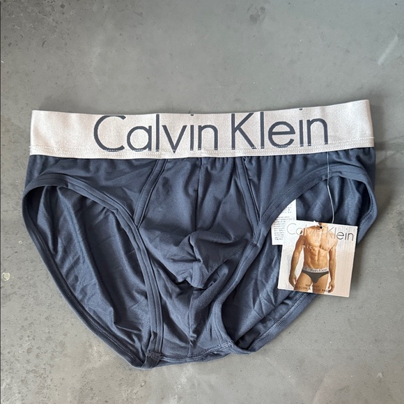 Calvin Klein Steel Microfiber Briefs - Picture 1 of 4